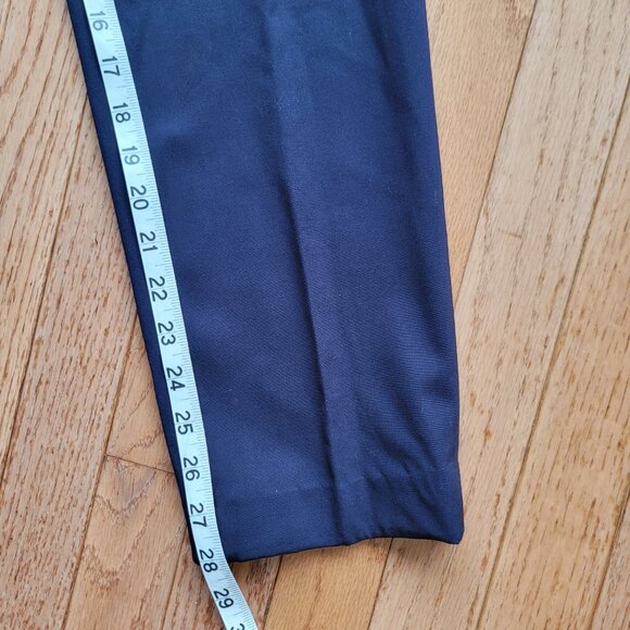 H&M Navy Blue Slacks Trousers Dress Pants Women's Size 10 - Picture 12 of 12